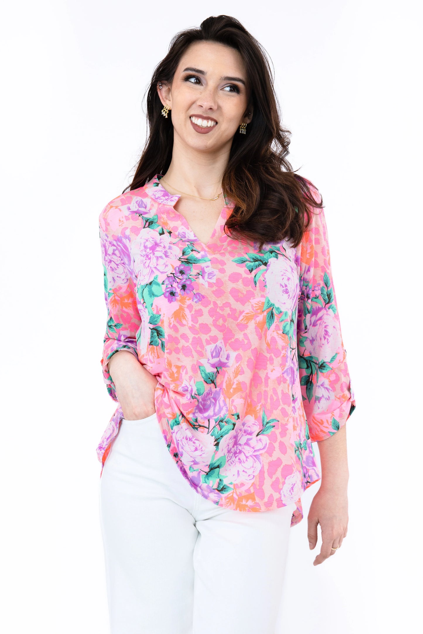 Lizzy Women's 3/4 Sleeve Top
