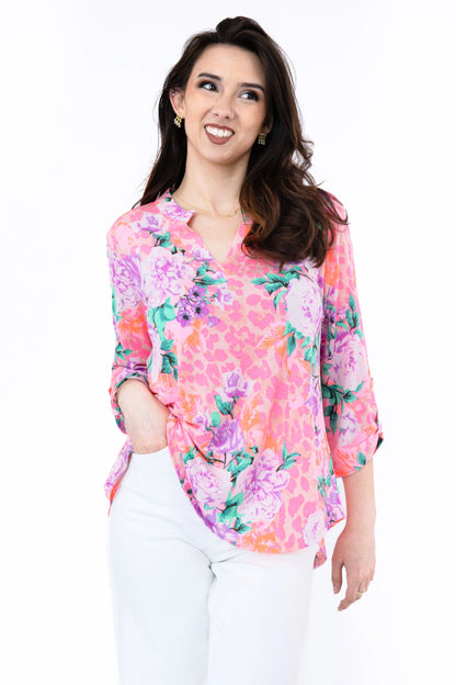 Lizzy Women's 3/4 Sleeve Top