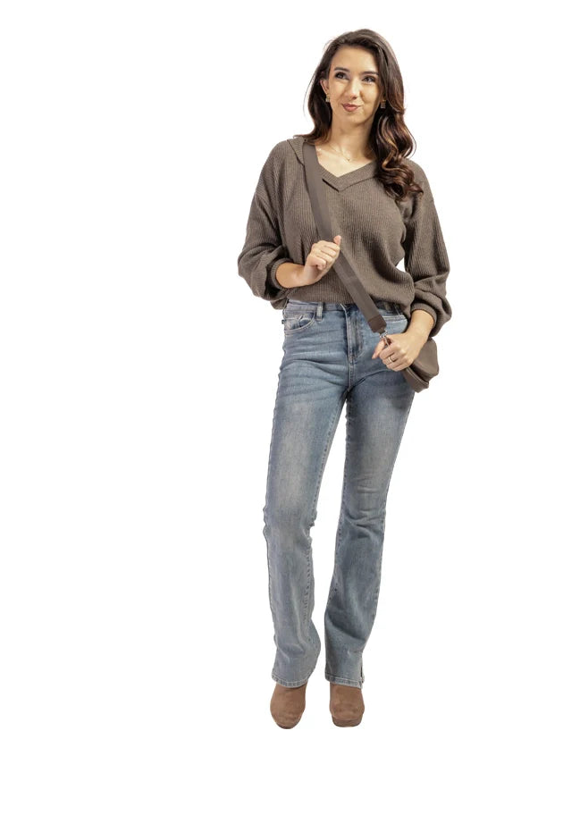 Women's Lightweight Ribbed Long Sleeve Top