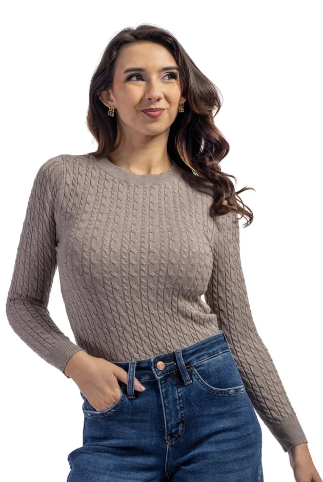 Women's Cable Knit Sweater