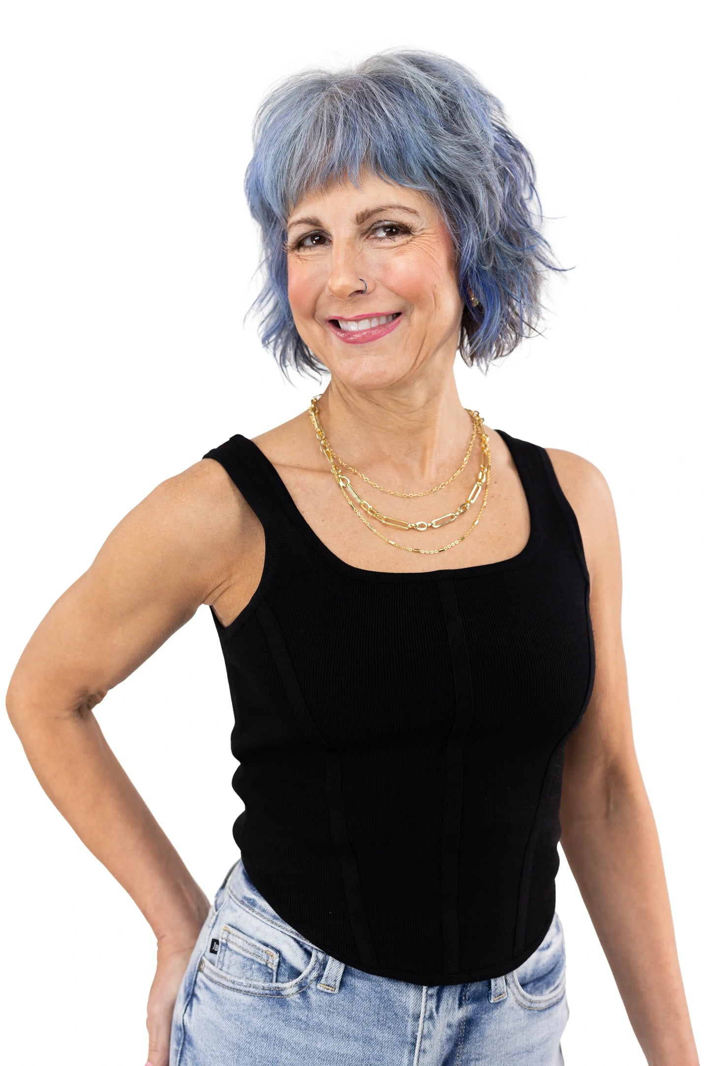 Women's Knitted Corset Tank Top