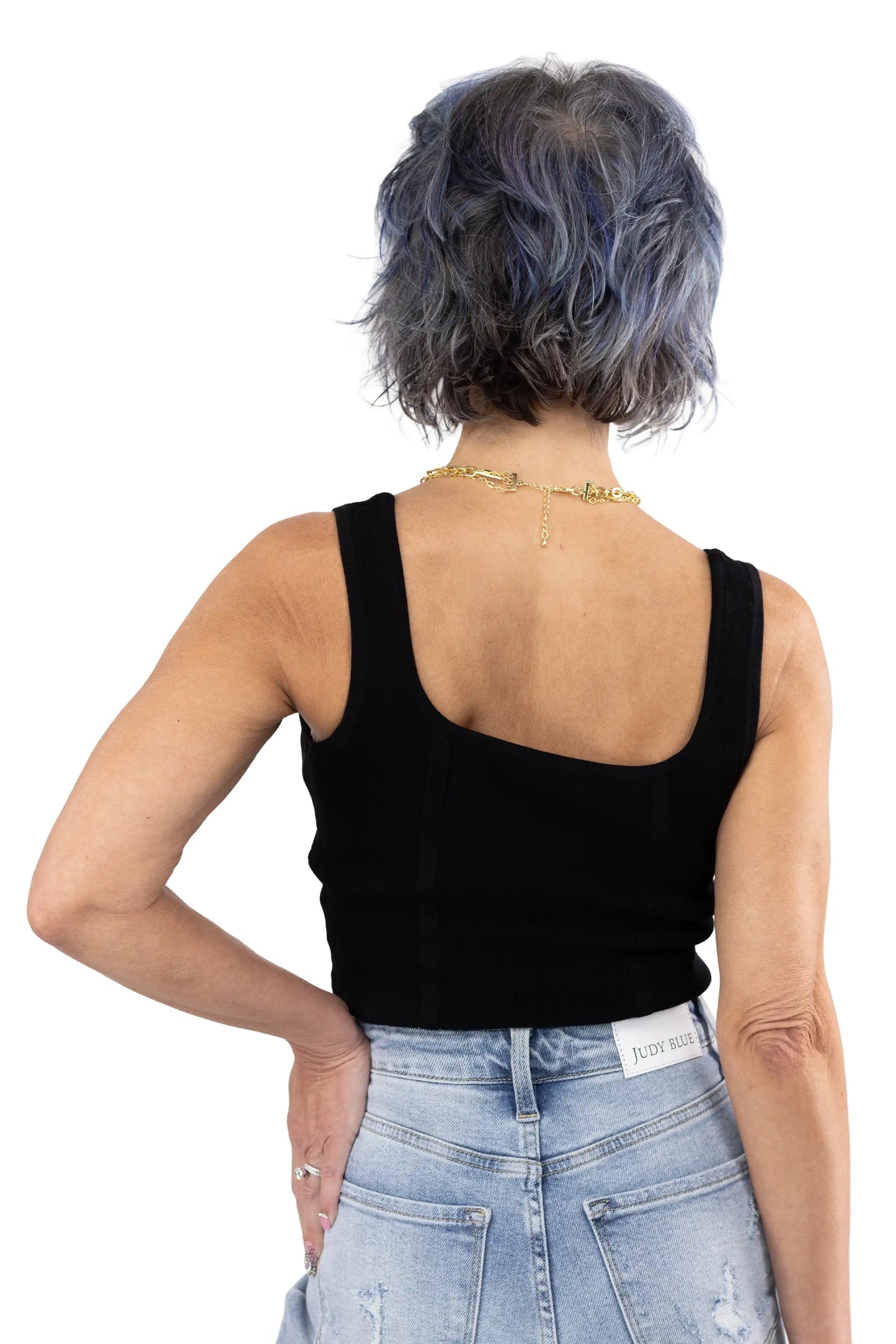 Women's Knitted Corset Tank Top