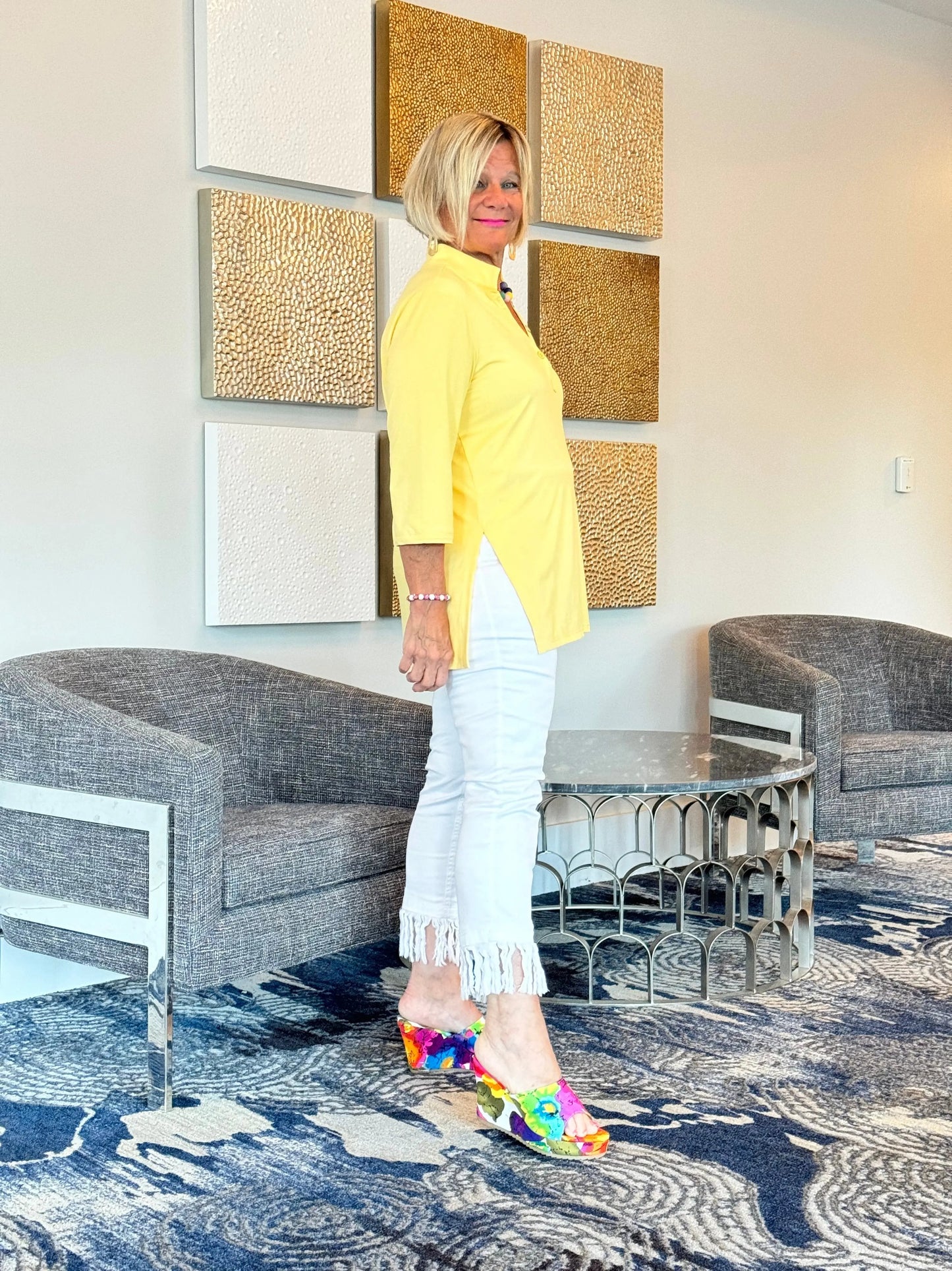 LULU-B YELLOW TUNIC
