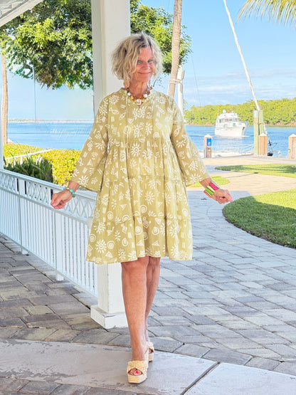 SOUTHERN CHARM COTTON DRESS