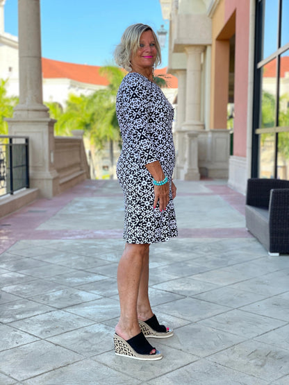 NAPLES DAY SLEEVE DRESS