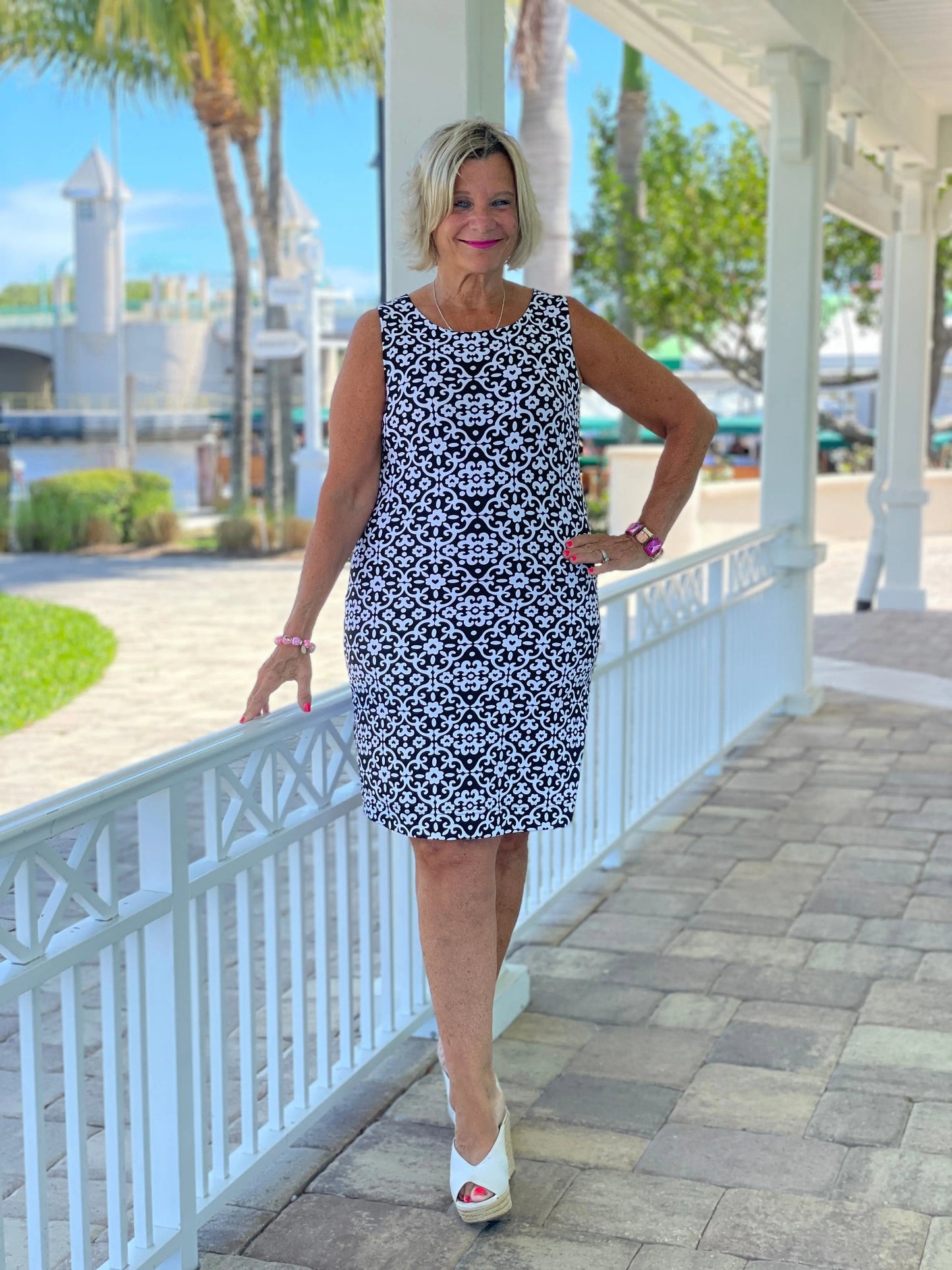NAPLES DAY SHIFT DRESS