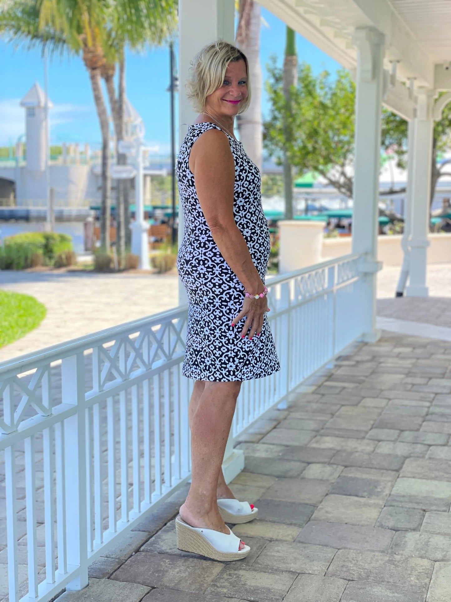 NAPLES DAY SHIFT DRESS