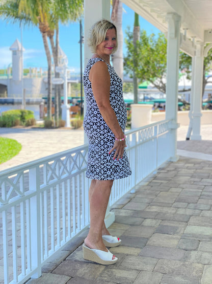NAPLES DAY SHIFT DRESS