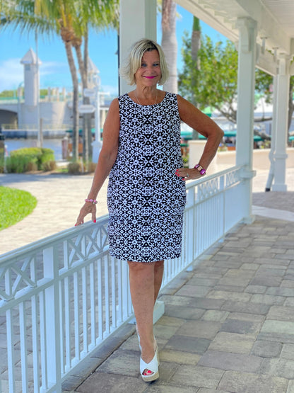 NAPLES DAY SHIFT DRESS