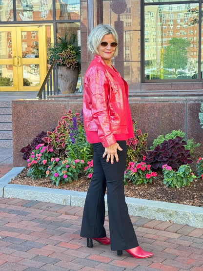 Red Metallic Jacket