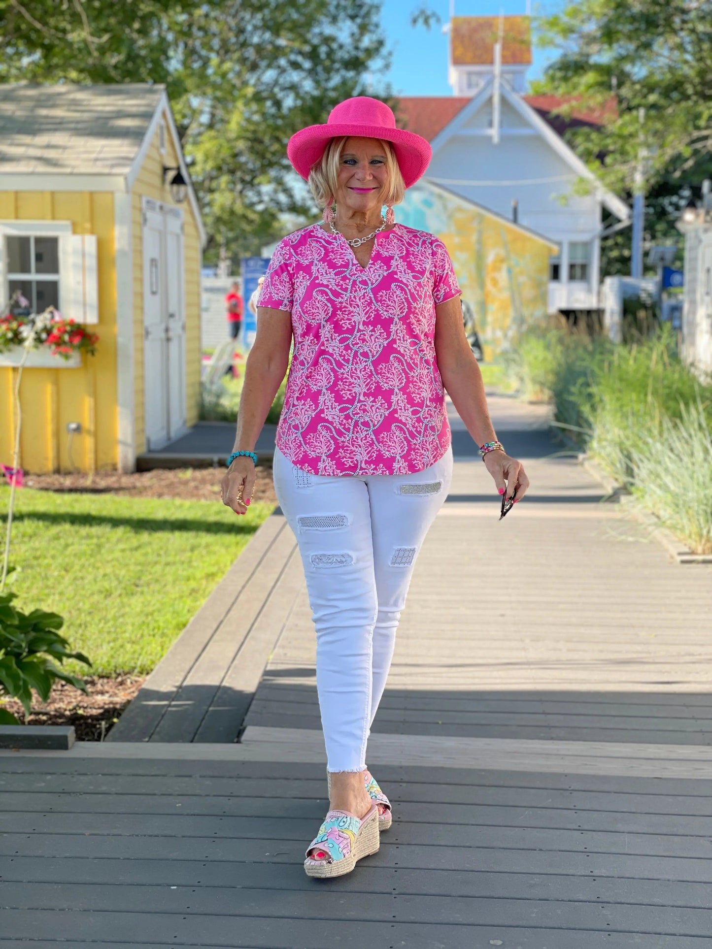 PINK LANE SHORT SLEEVE