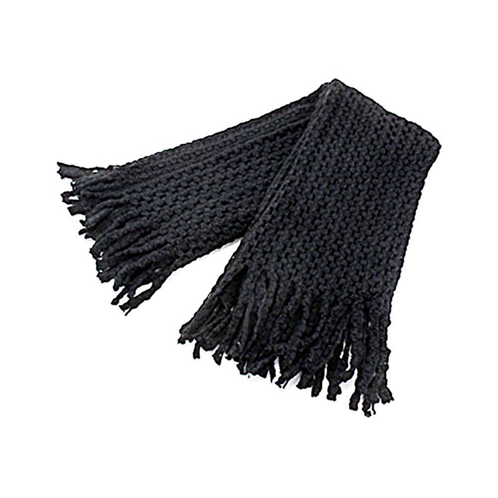 Mini Tube Fringe Scarf