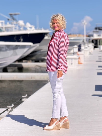 REGATTA RED STRIPE JACKET
