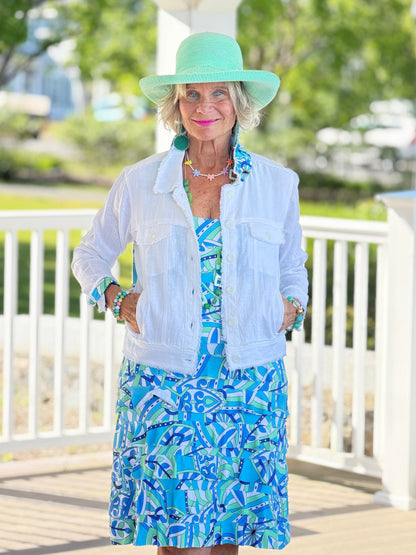 MINT MOSAIC BAY CHA CHA DRESS