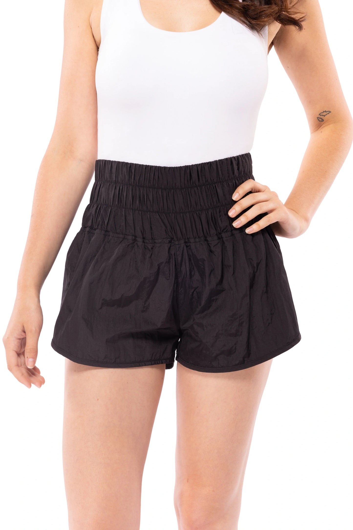 Beauty Women's Sporty High Waisted Shorts