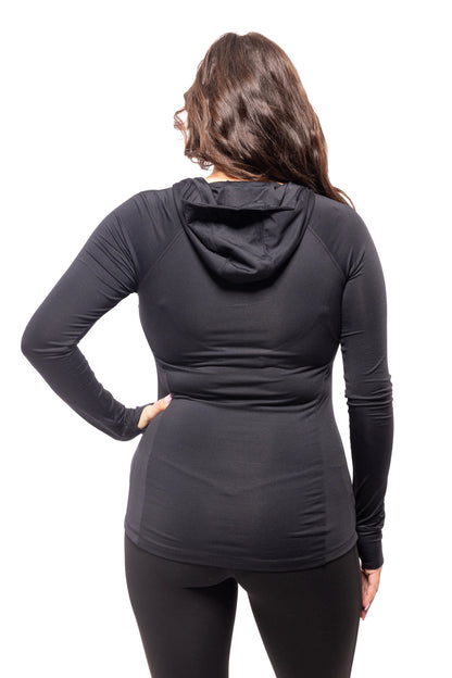 Warm Up Women's Sporty Zip Up Hoodie