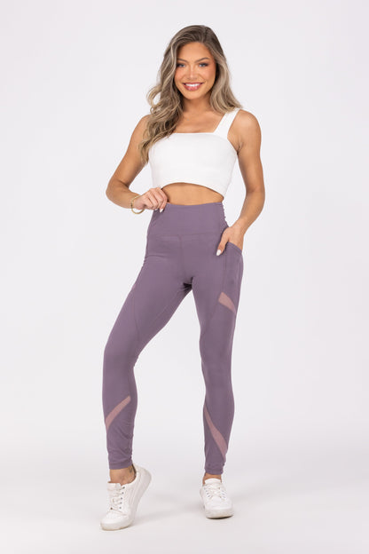 We Mesh Together Well Women's Lightweight Full Length Leggings