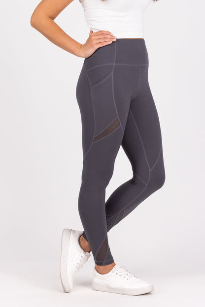 We Mesh Together Well Women's Lightweight Full Length Leggings