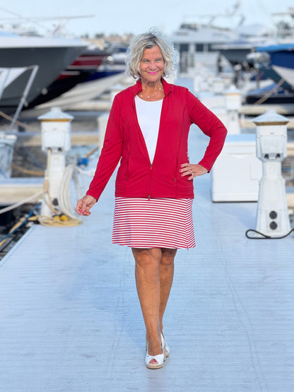 REGATTA RED STRIPE SKORT