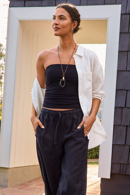 Melody Micro Linen Balloon Pant