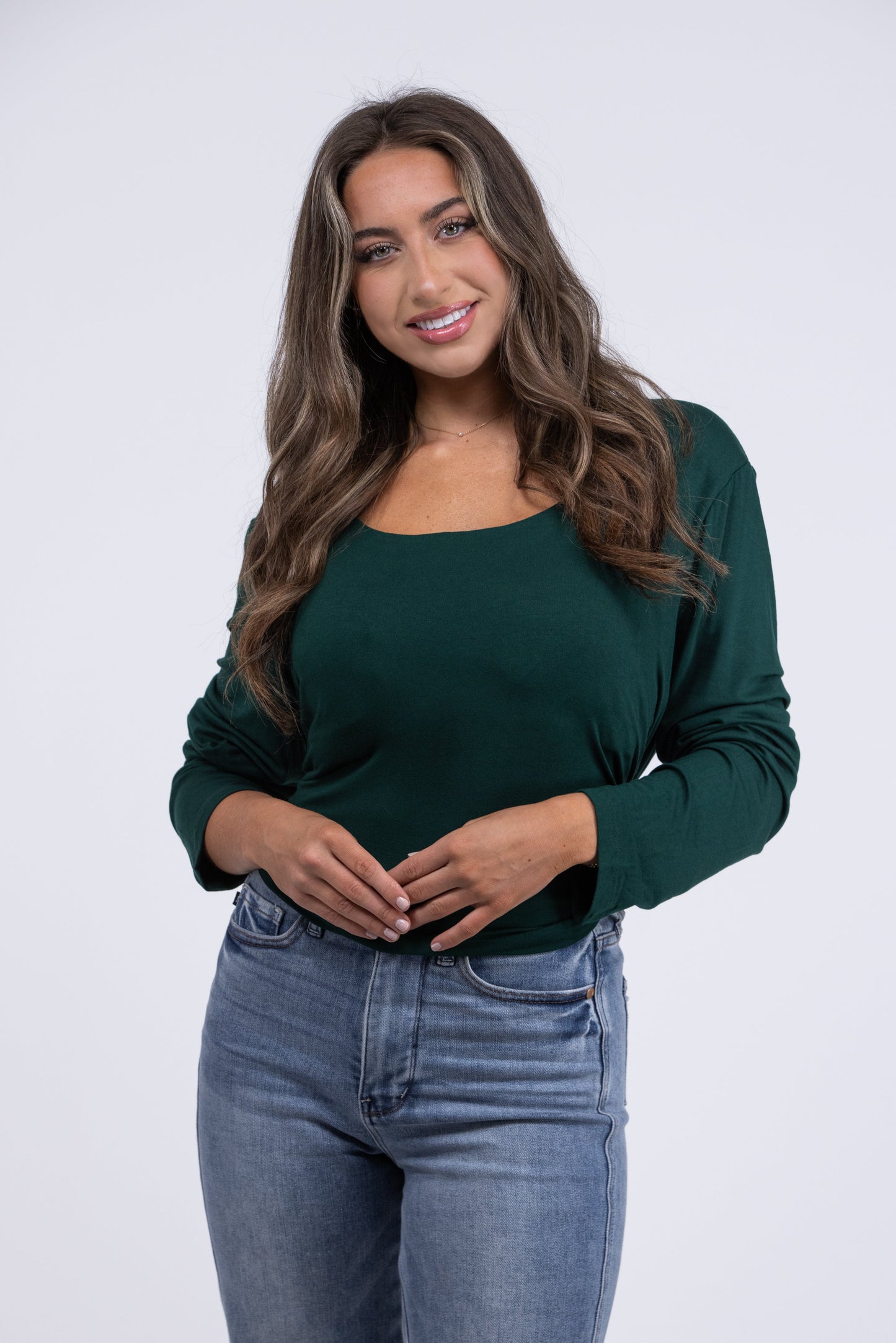 Get Their Attention Women's Bra Free Long Sleeve Top