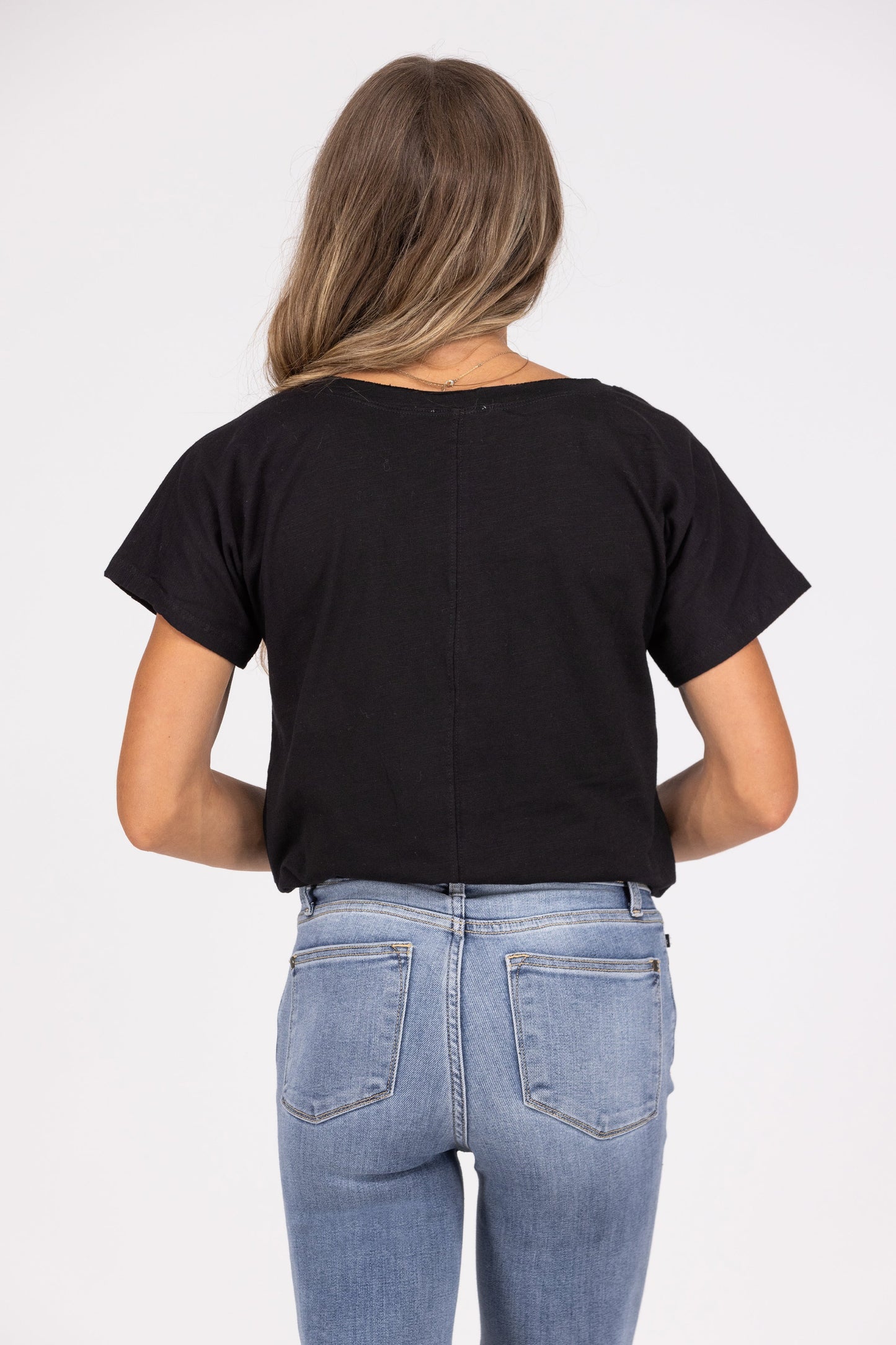 Too Fine Women's Lightweight Henley Short Sleeve Top