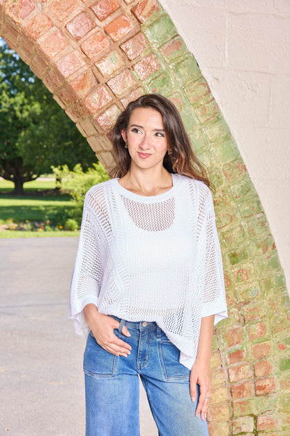 Women's Poncho Style Sweater