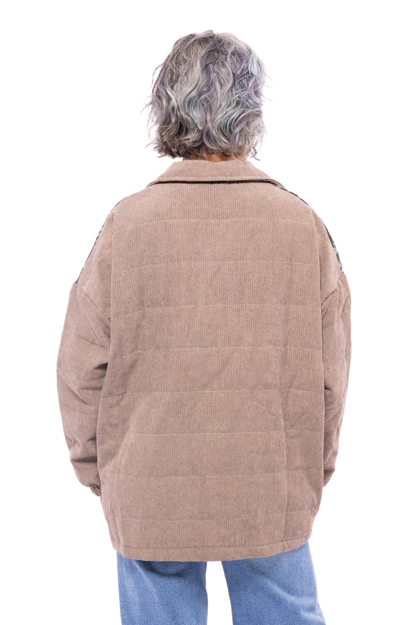 Free Spirit Women's Aztec Quilted Shacket