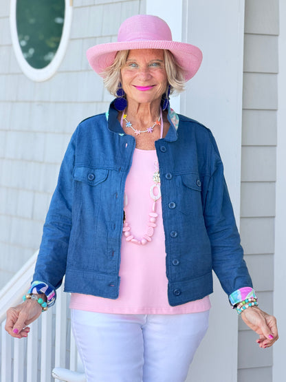 PALM BEACH PARTY LINEN JACKET