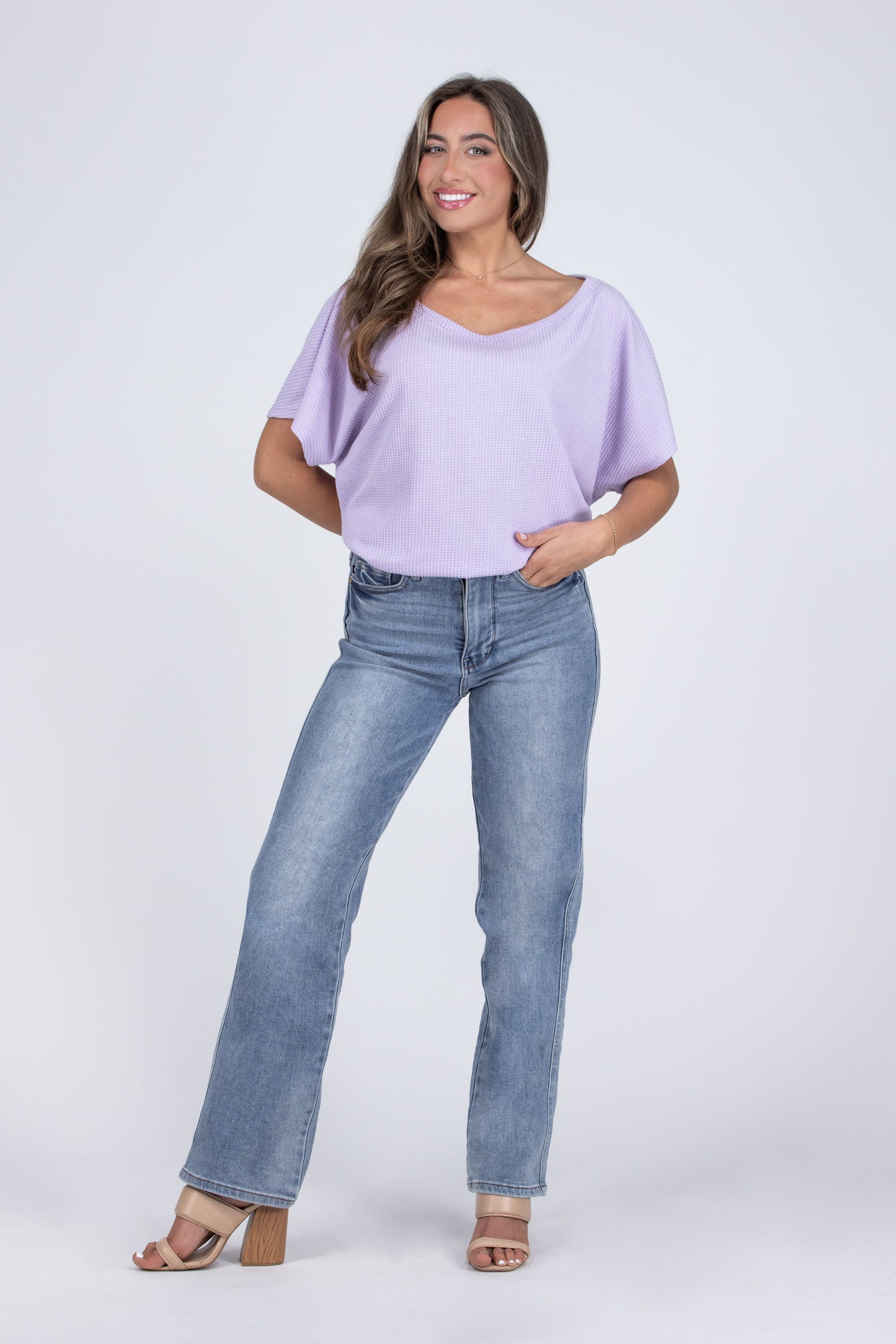 Simply For You Women's Relaxed Short Sleeve Top