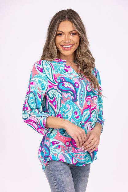 Lizzy Women's 3/4 Sleeve Top