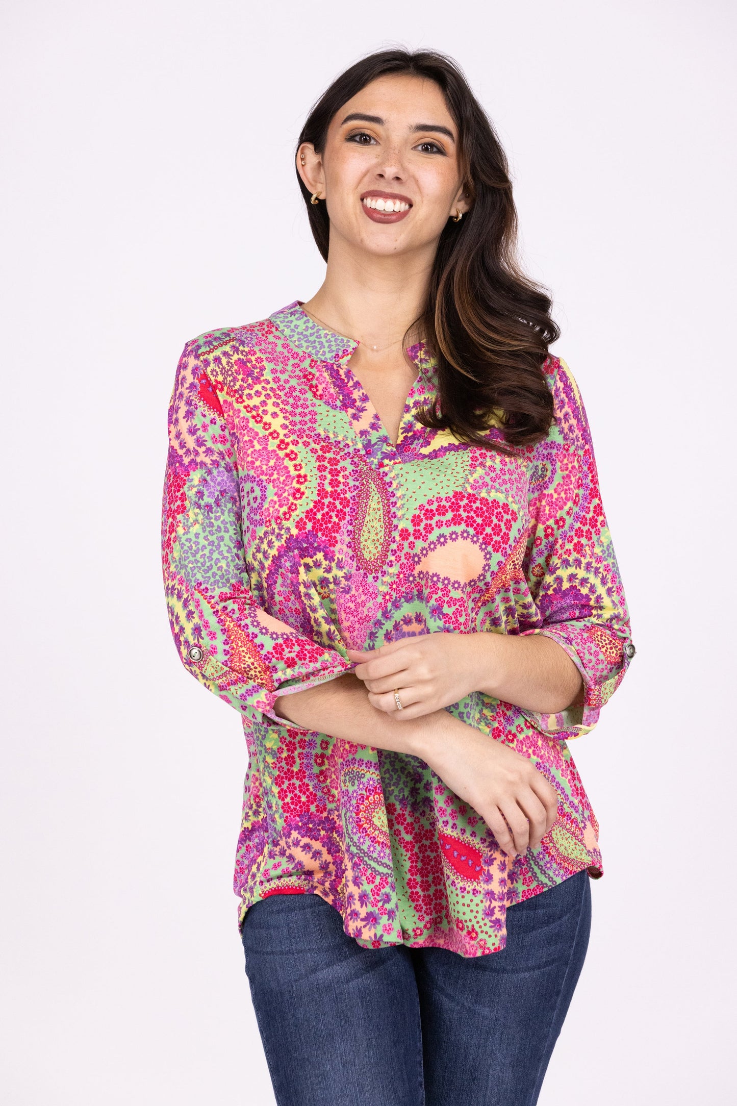 Lizzy Women's 3/4 Sleeve Top