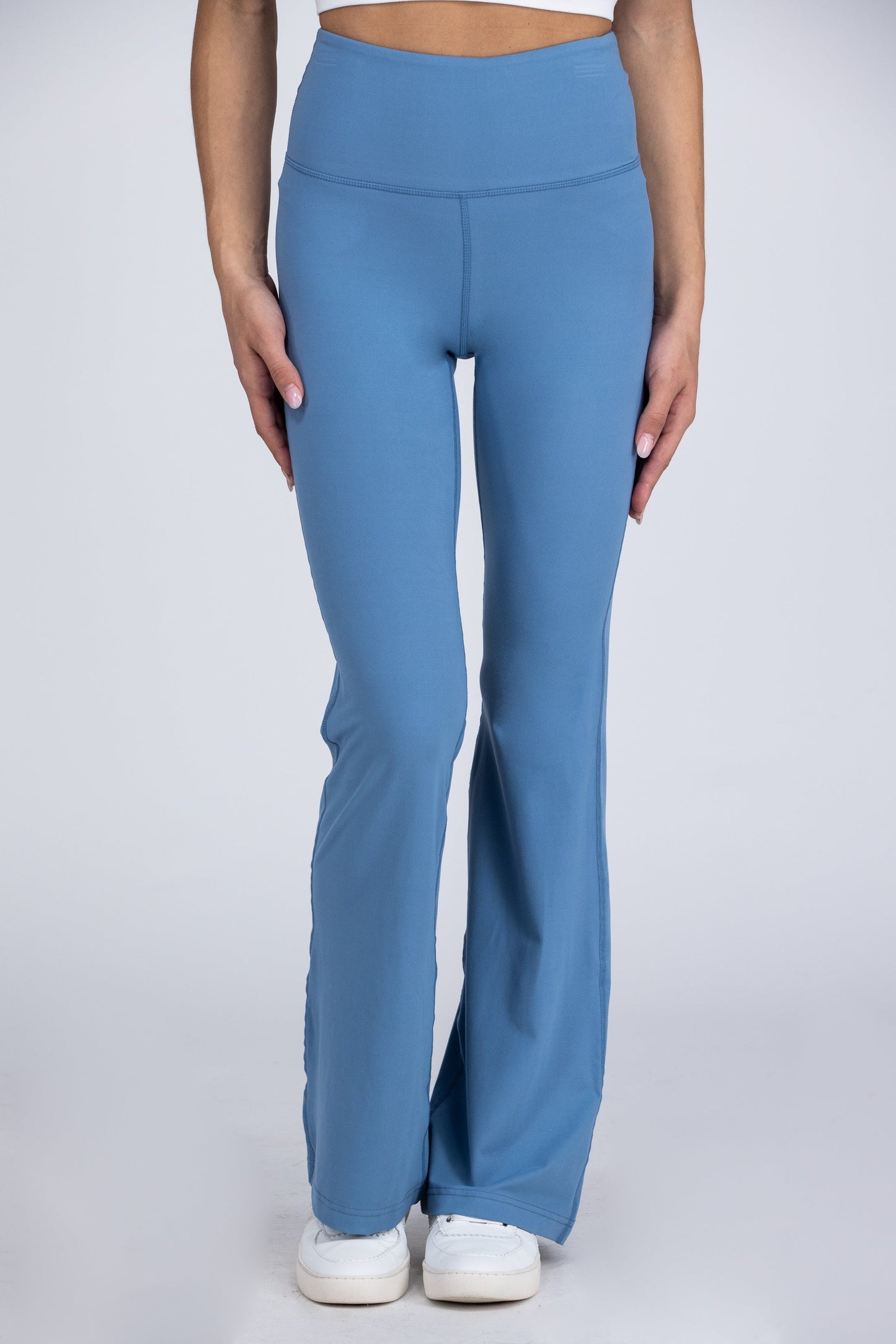 Living Easy Women's High Rise Bell Bottom Yoga Pants