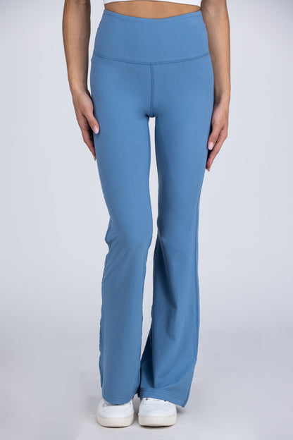 Living Easy Women's High Rise Bell Bottom Yoga Pants