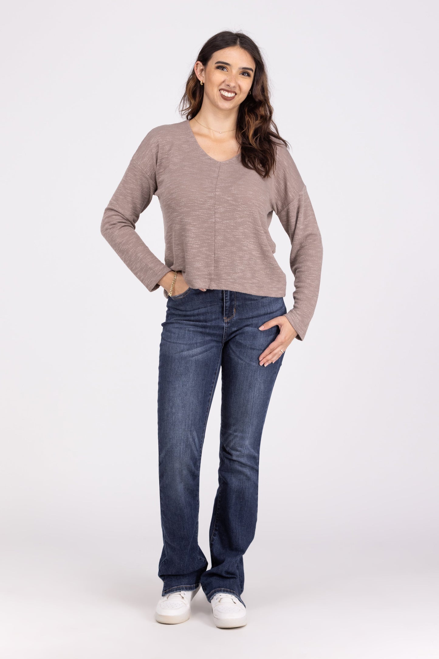 Doing It My Way Women's Knit Long Sleeve Top