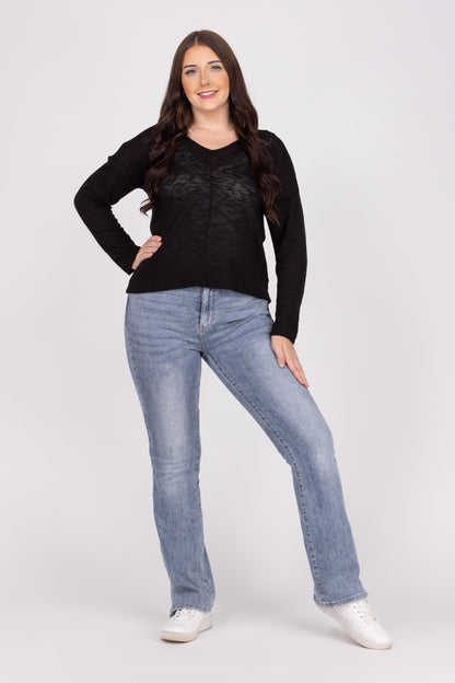 Doing It My Way Women's Knit Long Sleeve Top