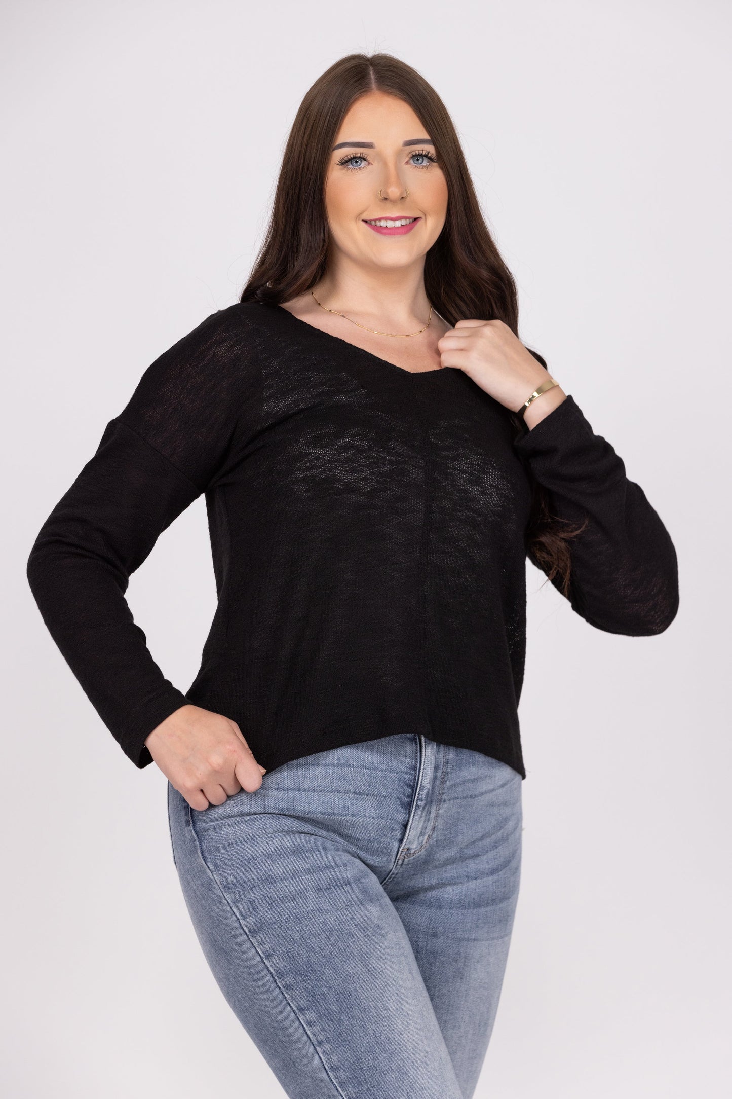 Doing It My Way Women's Knit Long Sleeve Top