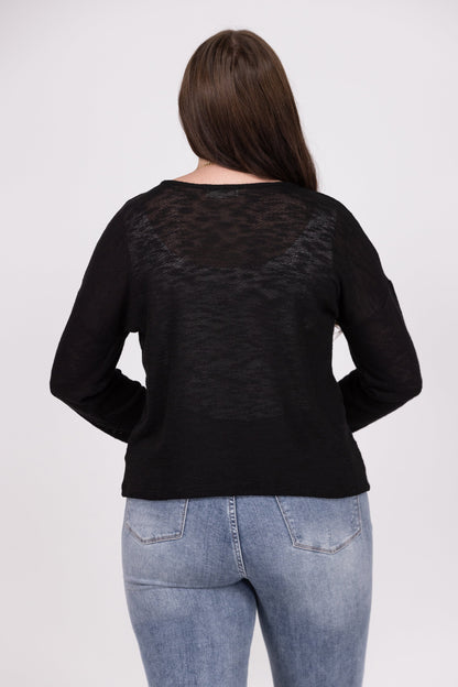 Doing It My Way Women's Knit Long Sleeve Top