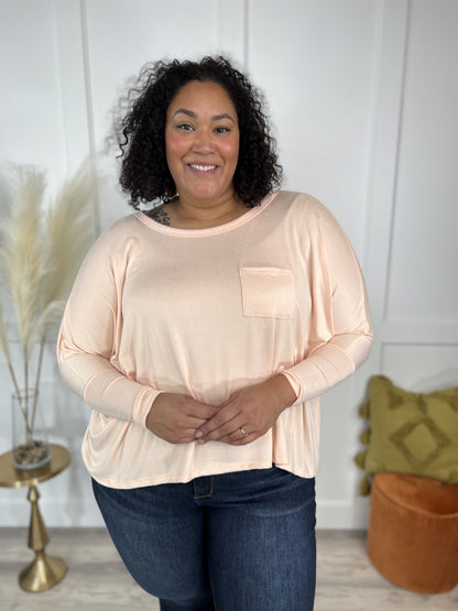 Lets Travel Women's Soft Relaxed Long Sleeve Top