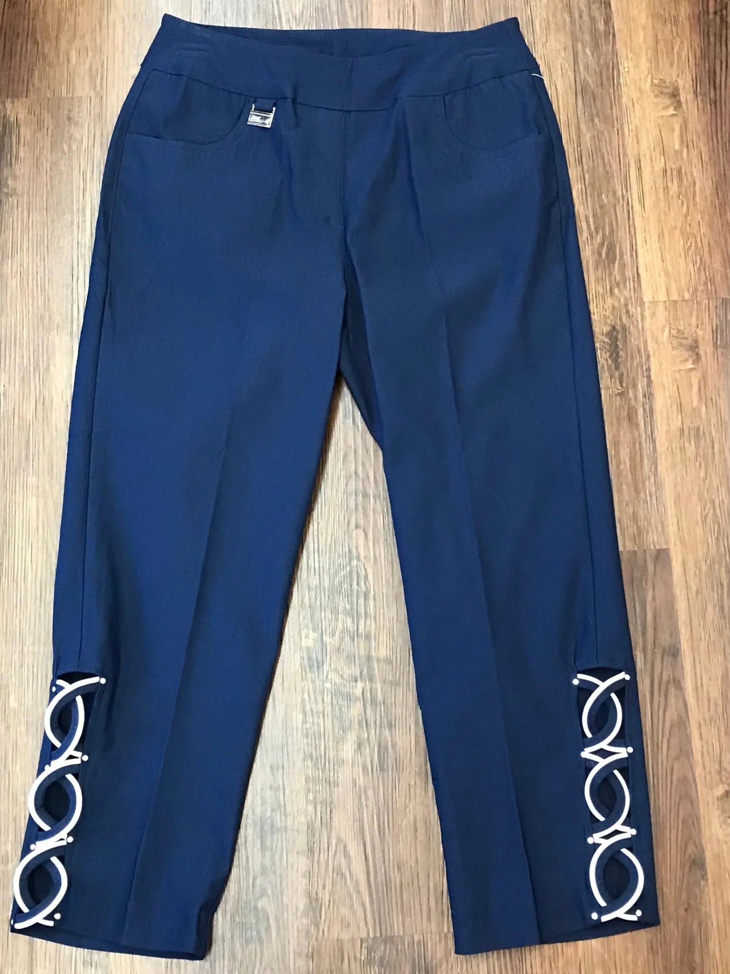 RHINESTONE CAPRI NAVY