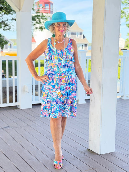 SEASIDE JEWELS CHA CHA DRESS