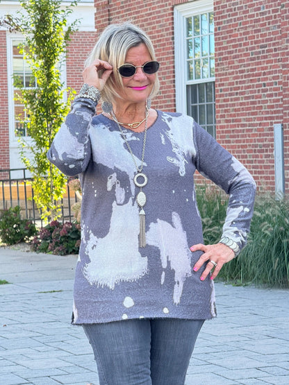 SHADES OF GRAY SWEATER