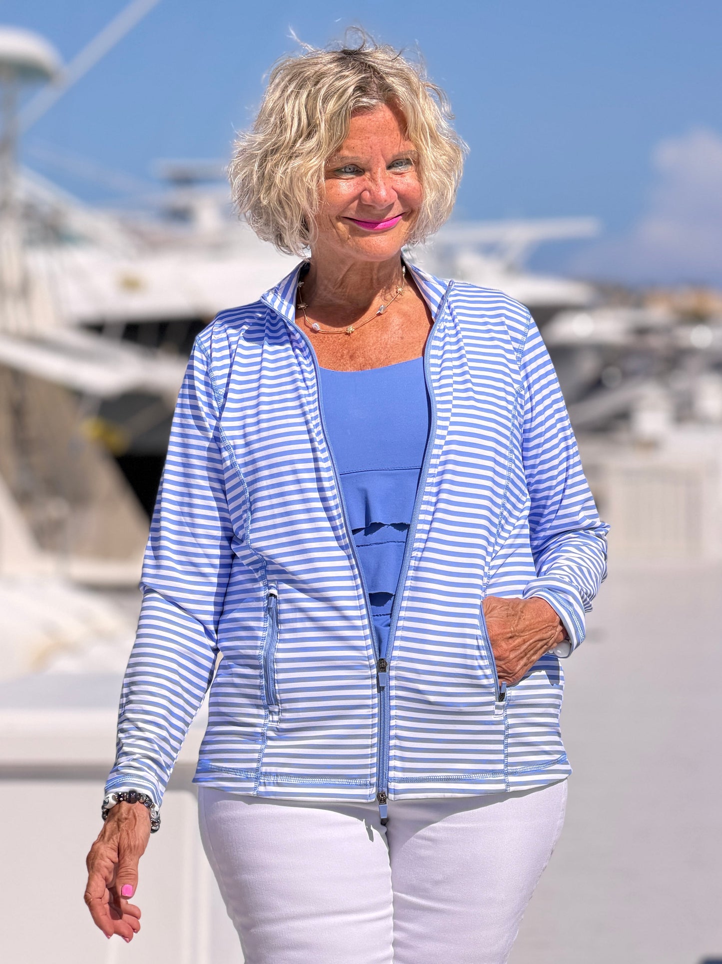 MARINA PERRI FULL ZIPPER JACKET