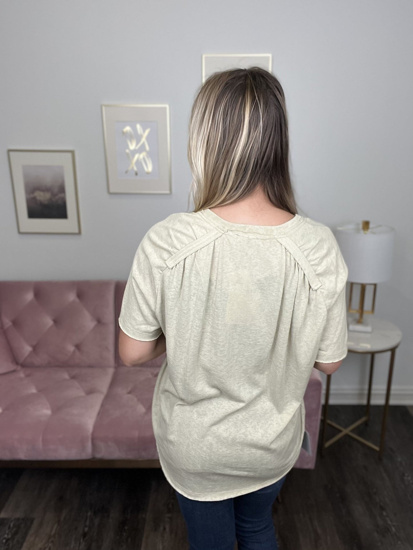 That Casual Women's Casual V-Neck Short Sleeve Top