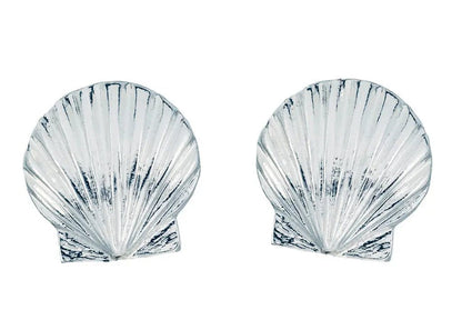 Shell stud earrings