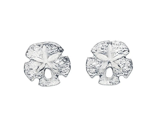 Sandollar stud earrings