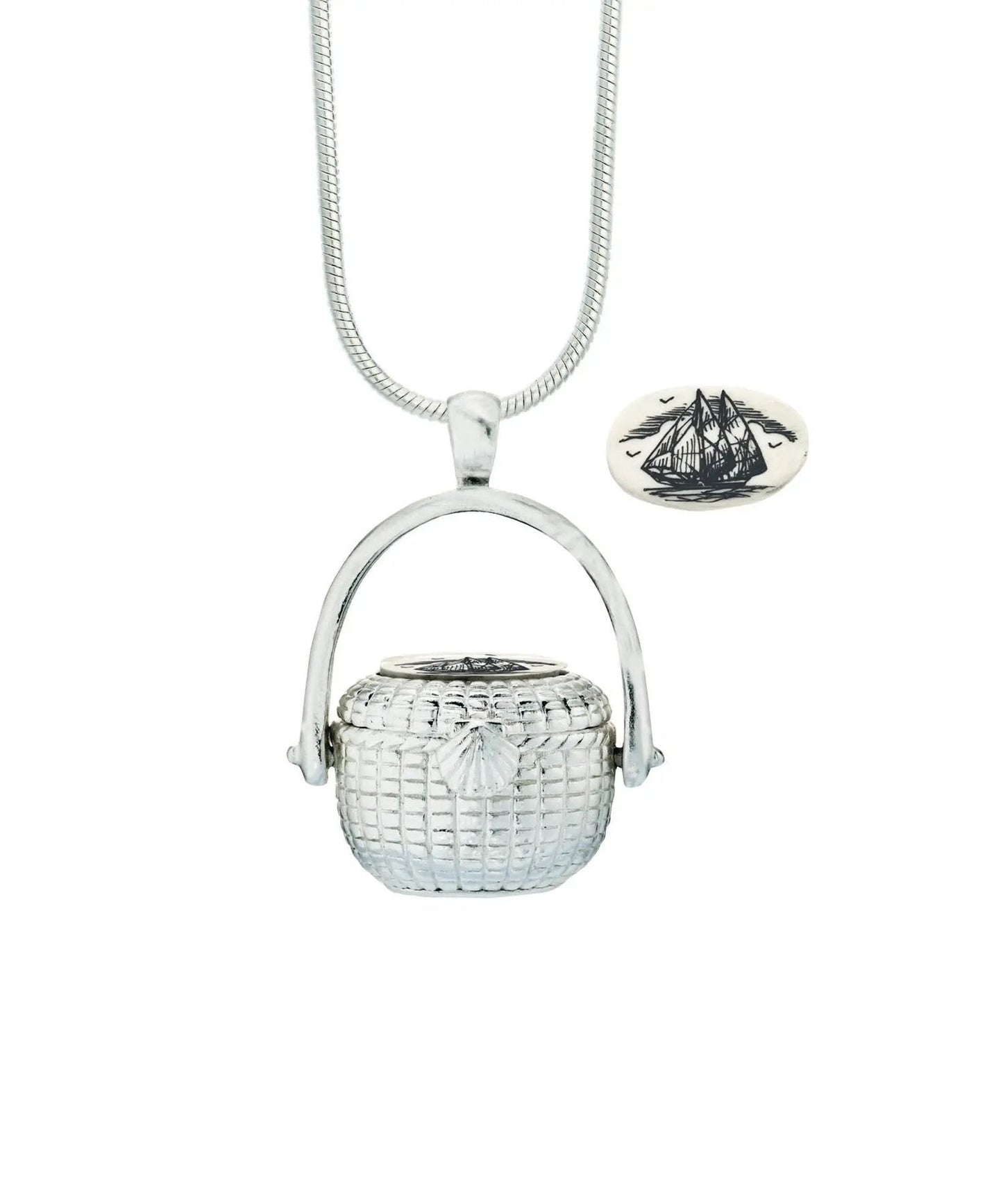 Nantucket Basket Necklace  24"