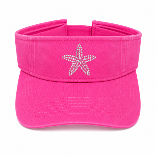 PINK BLING STARFISH VISOR