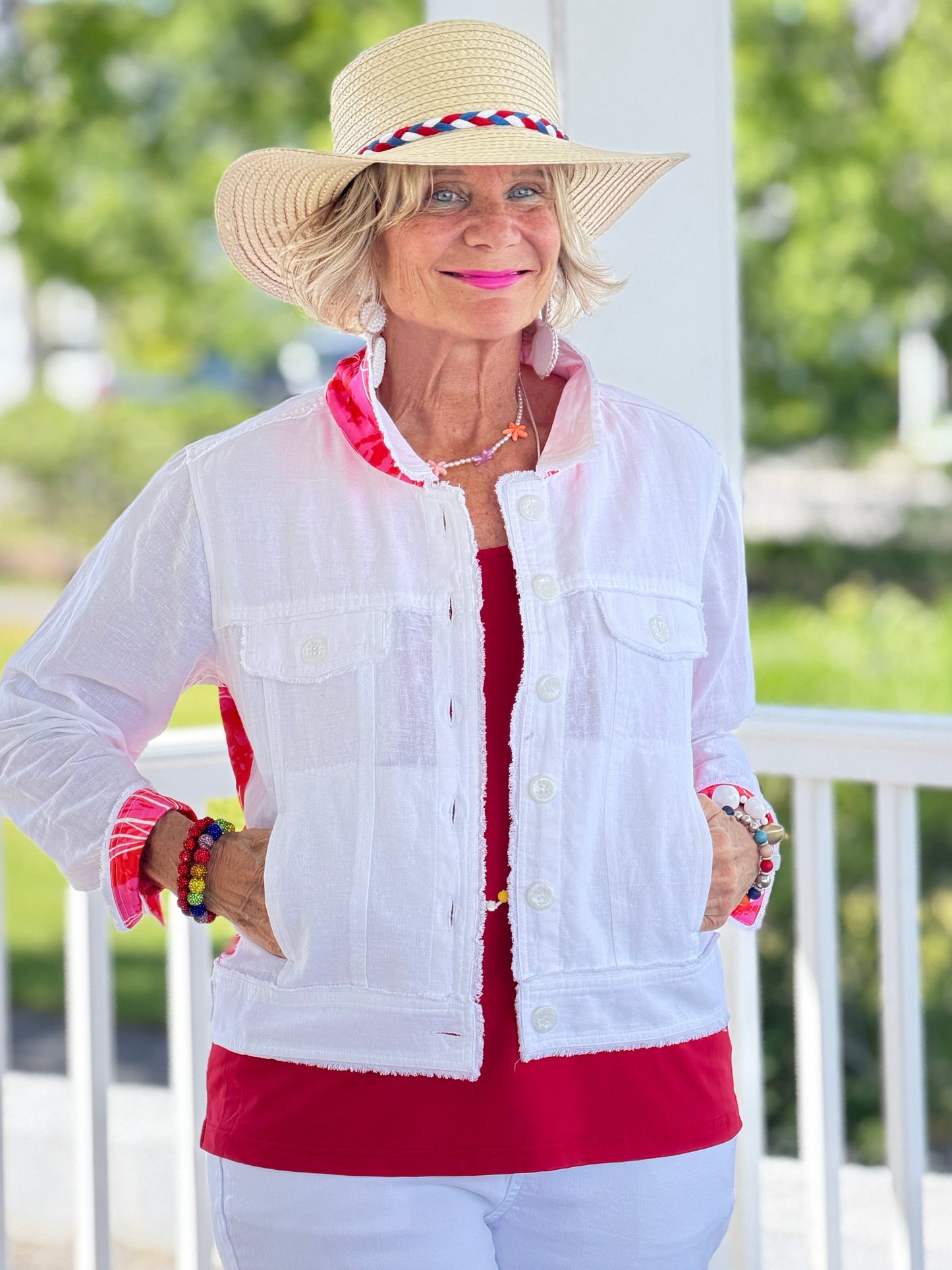 Nautical Reds Hat
