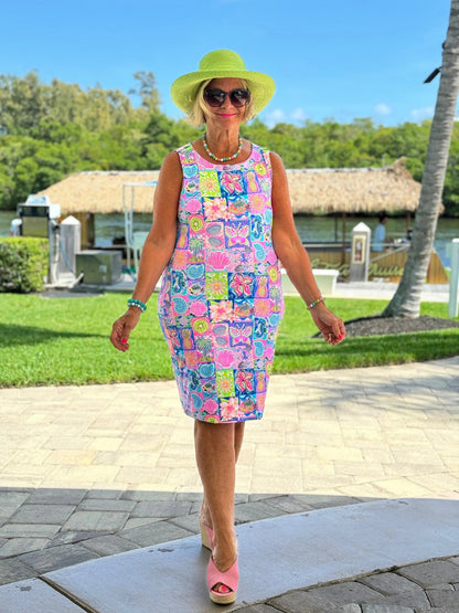 SANDY BEACH COLOR SHIFT DRESS